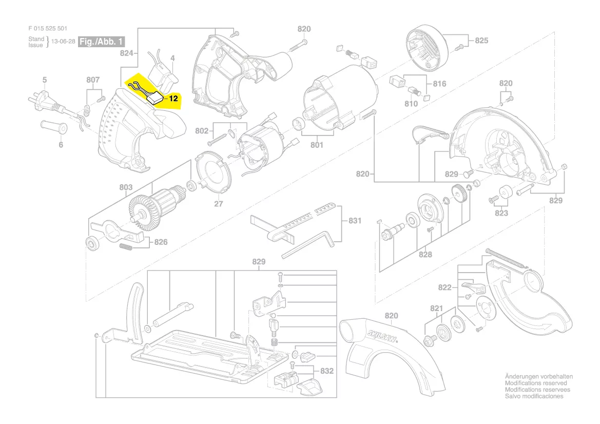 Condensateur réf. 2 610 Z05 013 Skil